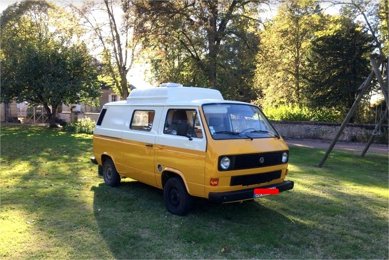 Furgoneta camper Volkswagen T3 En alquiler en Saint-Eloi