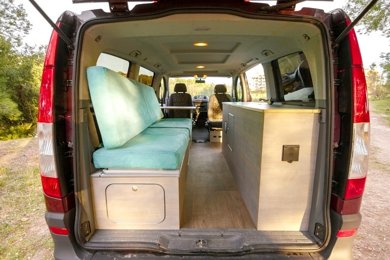 Campingbus Mercedes Vito 111 CDI 116 ch zu vermieten in Sant Feliu De Llobregat