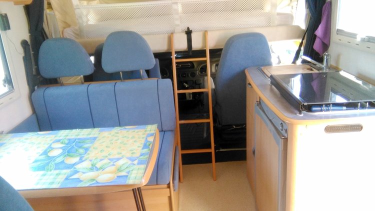 Rental A-class motorhome