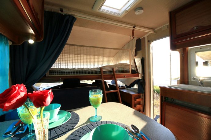 Rental A-class motorhome