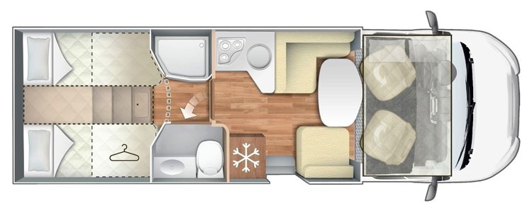Location du Camping-car Capucine