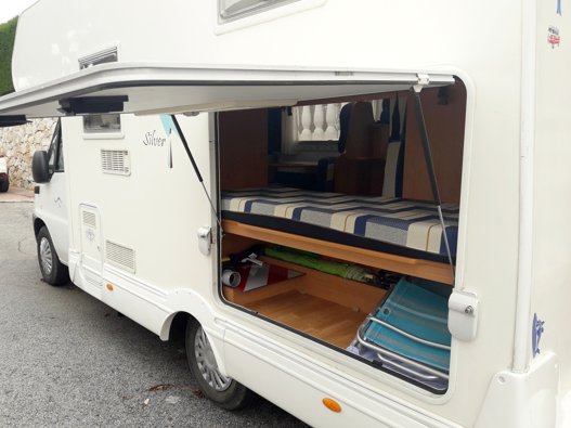 Aluguer de Autocaravana capucino Hymer Ducato