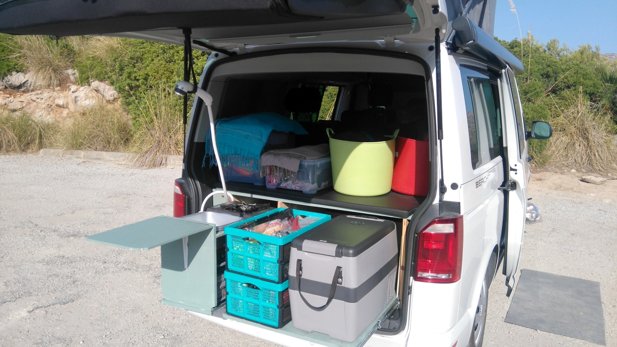 Aluguer de Campervan Volskwagen California Beach