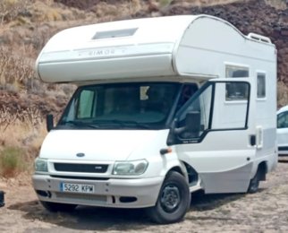 Alkoof camper Rimor FORD TRANSIT Te huur in Canarias