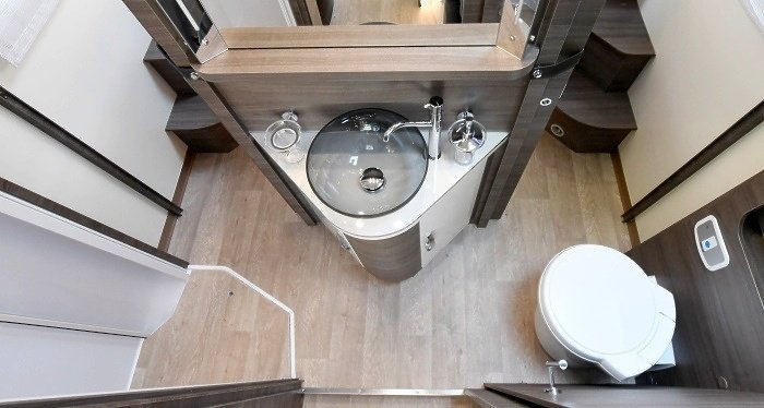 Viaggio del Camper Semintegrale