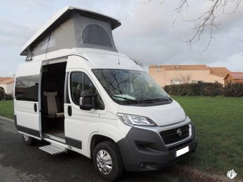 Fourgon aménagé Hymercar 2,3 l 130 ch. en location à Mortagne-Sur-Sèvre