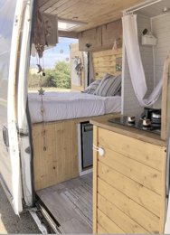 Campervan Fiat Ducato 2,2 l Multijet 100 ch. Te huur in Sant Joan De Labritja