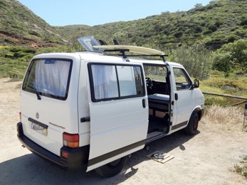 Van Volkswagen Transporter T4 en location à Carcavelos