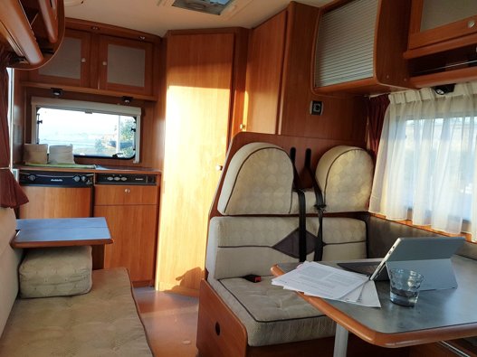 Aluguer de Autocaravana capucino Fiat 244