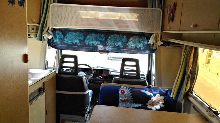 Aluguer de Autocaravana capucino Fiat Granduca