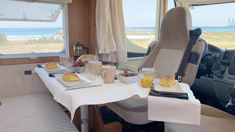 Rental A-class motorhome