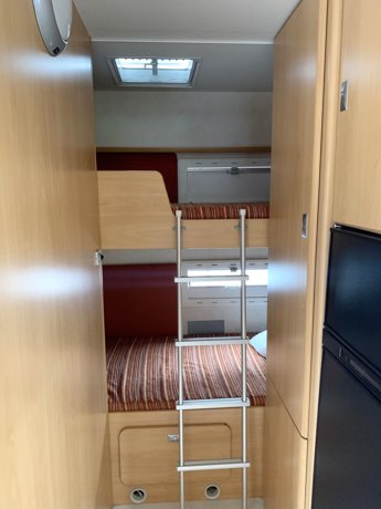 Viaggio del Camper Mansardato