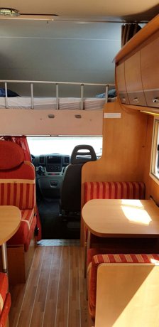 Vermietung von Alkoven Wohnmobil