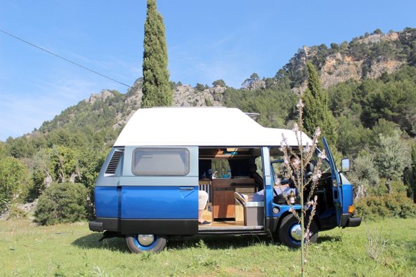 Aluguer de Campervan Volkswagen California T3 '82 Techo Elevado