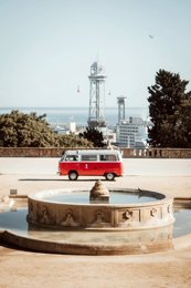 Van Volkswagen Kombi T2 Westfalia en location à Barcelona