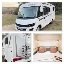 Autocaravana Integral Rapido Fiat ducato 140cv En alquiler en Saint-Antonin-Du-Var