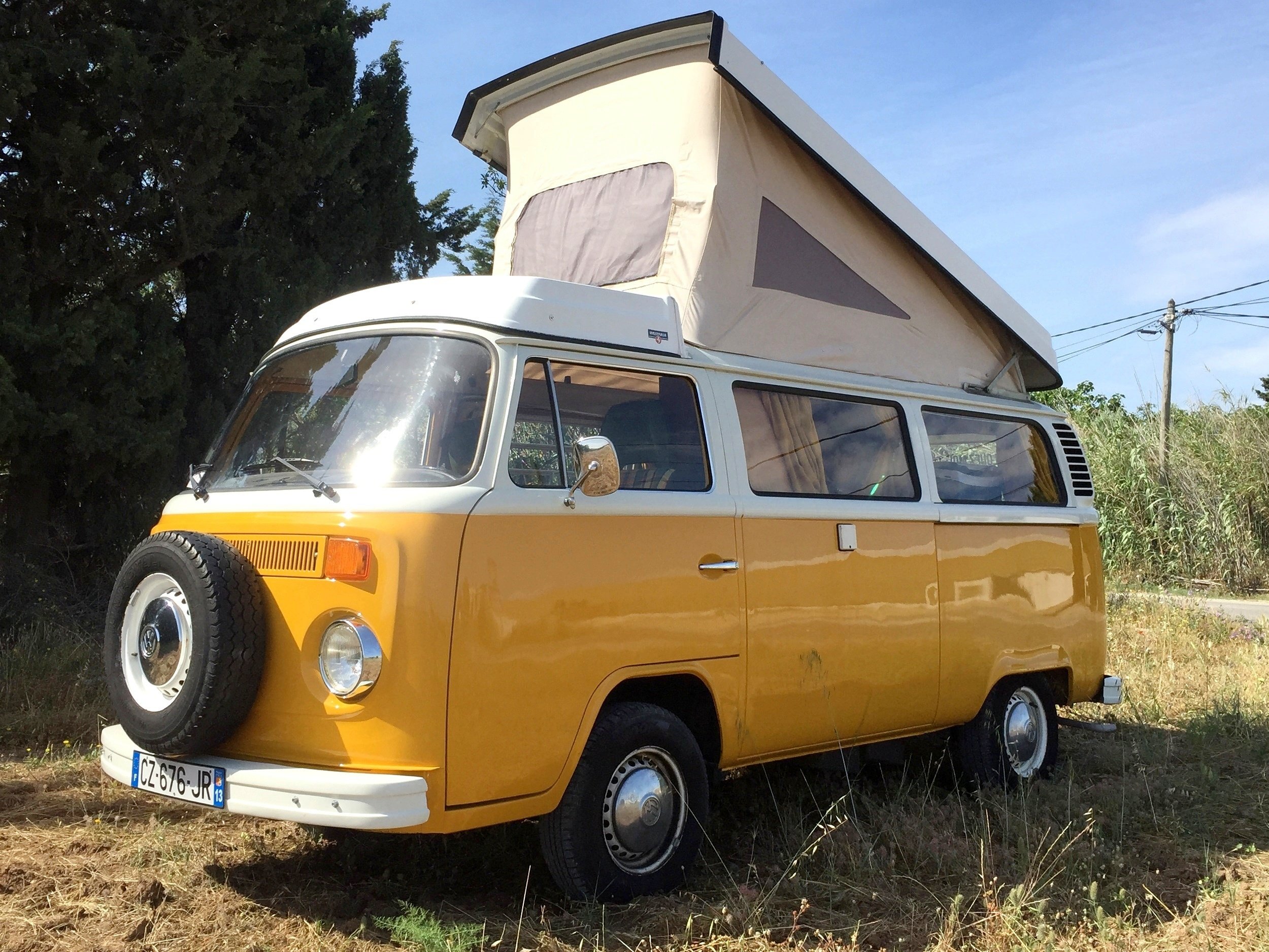 Picture of Westfalia T2 Westfalia Pop-Top Yellow