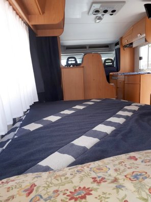 Aluguer de Autocaravana Perfilada Fiat Ducato Moncayo