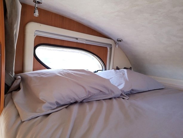 Viaggio del Camper Mansardato