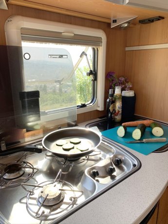 Rental A-class motorhome