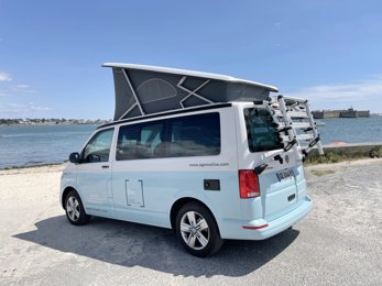 Campingbus Volkswagen T6 2 l TDI 150 ch zu vermieten in Larmor-Plage
