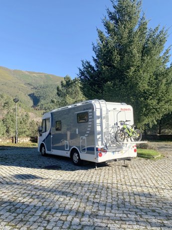 Rental A-class motorhome
