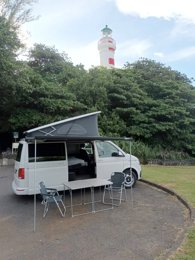 Van Volkswagen California Beach Te huur in Ste Suzanne