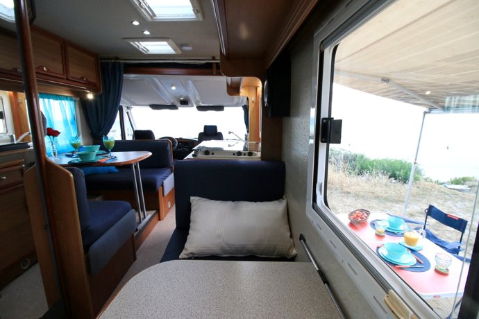 Rental A-class motorhome
