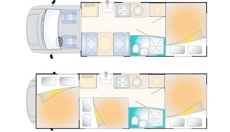Vermietung von Alkoven Wohnmobil