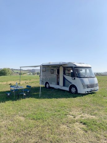 Rental A-class motorhome